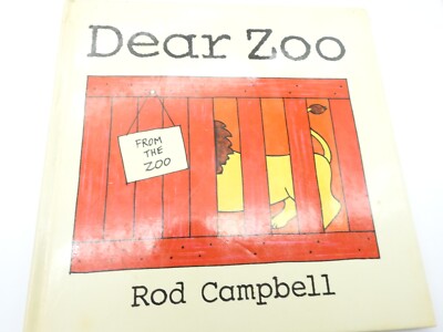 Dear Zoo Rod Campbell Lif and Flap HC Book 1982 Vintage