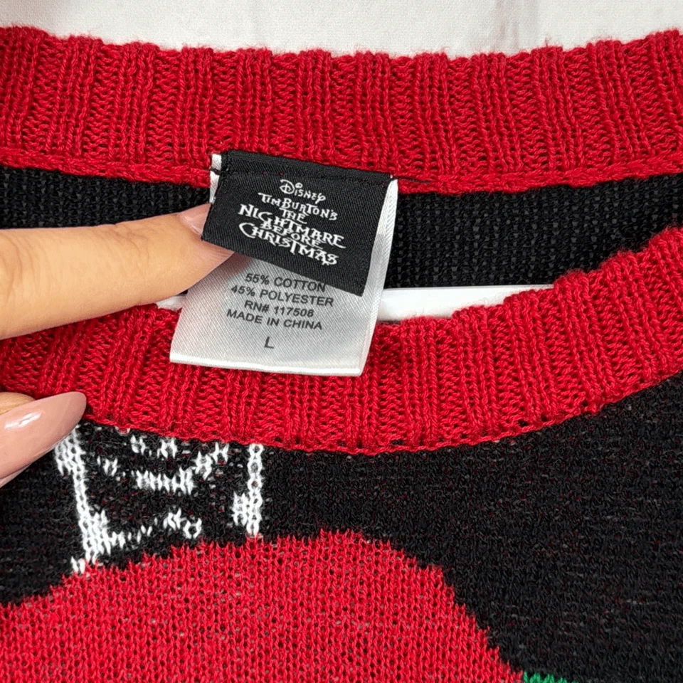 Suéter Disney Pesadilla Antes de Navidad Niñas Grande L Jack Vacaciones Multicolor Foto 3 de 4