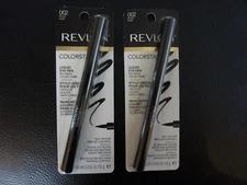 Revlon ColorStay Liquid Eye Pen-BLACK  #002 - TWO New / Sealed- BUY MORE & SAVE