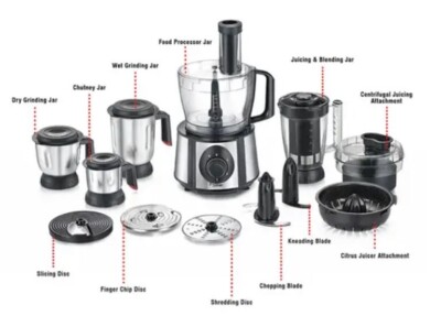 PRESTIGE AMICA SUPER MIXER MAHLWERK MIT 5 GLÄSERN, 1000 WATT