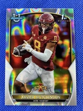 2022 #32 Xavier Huthinson BowmanUniversity Chrome Lava Refractor 005/100 Iowa St