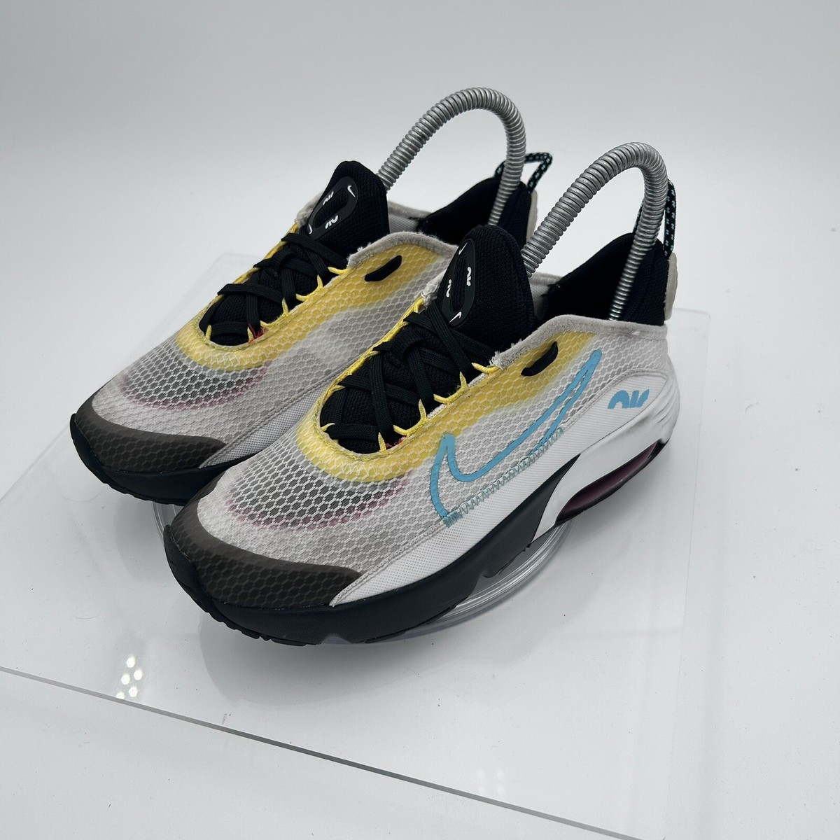 Nike Air Max 2090 PS Youth Size 2Y White Yellow Black