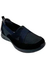 Skechers Women's Arch Fit Refine Oceanic Slip On Sneakers Black