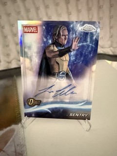 Lewis Pullman As Sentry Autograph Topps Chrome Marvel Studios 2025