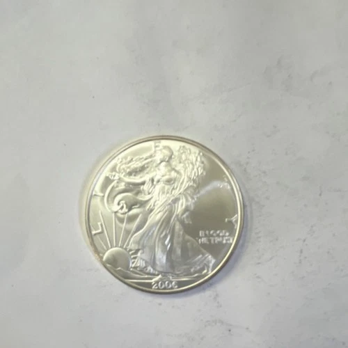 U.S. Mint American Eagle 2006 1 oz Silver Coin .999 Fine Bullion
