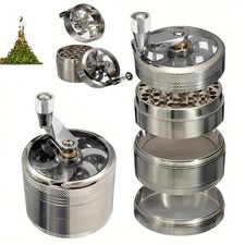 Nut & Hard Spice Grinder – Manual Crusher for Nutmeg, Ginger, Rock Salt & Pepper