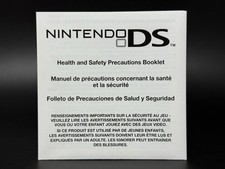 OEM Nintendo DS Health and Safety Precautions Booklet 55878D EXCELLENT SHAPE 