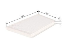 BOSCH Filter, Innenraumluft 1 987 432 270 für MERCEDES-BENZ