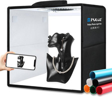 Light Box Photography, 12"X12" Professional Dimmable Shooting Tent Kit with CRI