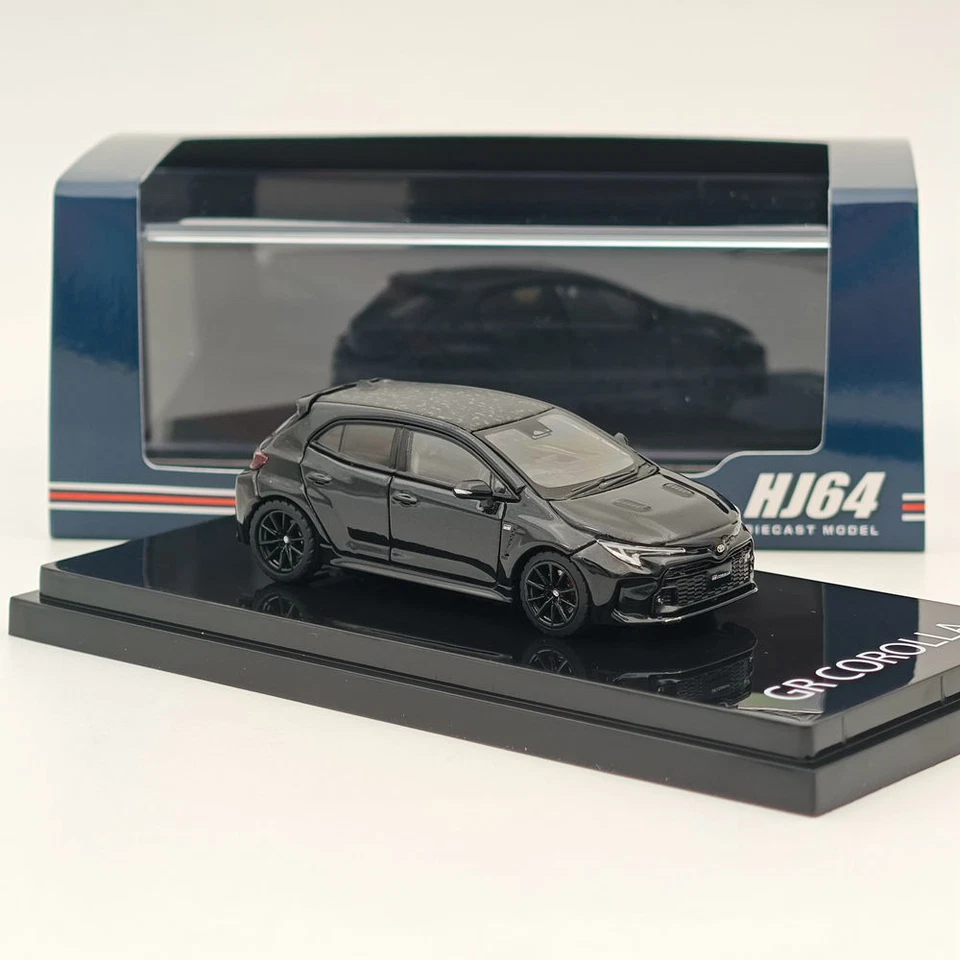 1:64 Hobby Japón Toyota GR COROLLA RZ Precious Black Pearl Diecast EE. UU. En stock Foto 4 de 4