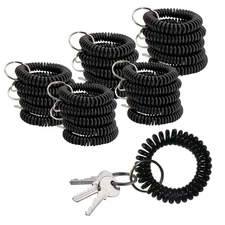 YARRD 25PCS Keychain Wristlet Wrist Keychain Wristband Elastic Stretchable Sp...