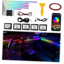 Acrylic Interior Car LED Strip Light, Dreamcolor 6-in-1 RGB Ambient CSL-6