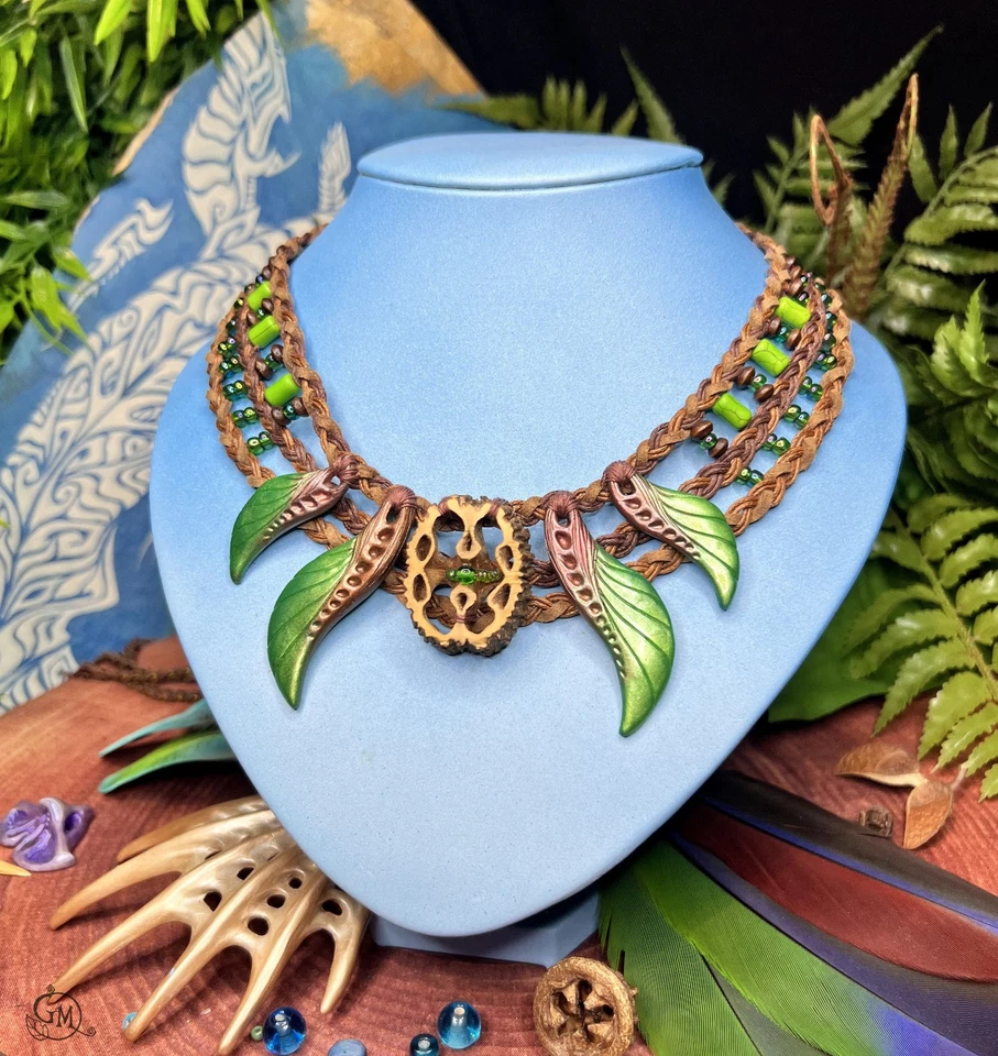Forest Banshee Relic - Avatar-inspirierte Na'Vi Kette - handgefertigtes Unikat - Bild 3 von 4