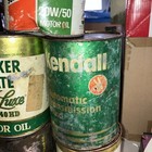 Lot Of 5 Vintage Oil Cans 1 Quart Quaker State Deluxe, Slick 50, Castrol Super + — photo 5