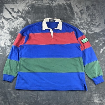 Polo Ralph Lauren Sport Hi Tech Rugby Shirt Life Saver Medium | eBay