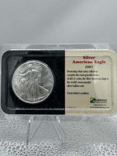 2001 1 oz Silver American Eagle (Brilliant Uncirculated)