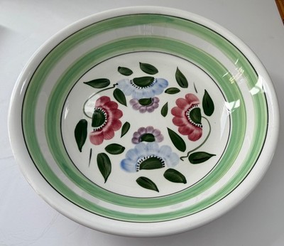 set of 2 Jack Richter Co. IRONSTONE WARE japan decorative bowls pink & green