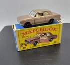 Vintage Matchbox # 25 Ford Cortina W/ Opening Doors With Original Box