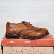 Size 6 Wide - Easy Spirit Jonah - Brown Leather - Womens