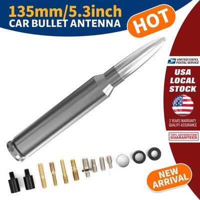 5.3'' Silver Radio Signal Bullet Antenna For 1994-2010 Dodge Ram 1500 2500