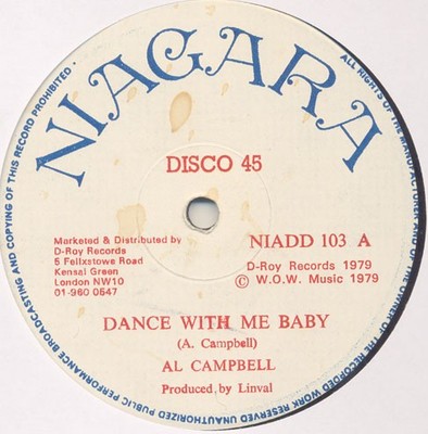 Al Campbell - Dance With Me Baby / La-La Means I Love You (12'')