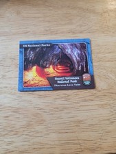 2021 Fascinating Cards U.S. National Parks Hawaii Volcanoes #119 Thurston Lava 