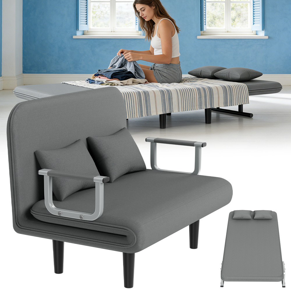 Schlafsessel 4-in-1 Umwandelbares Stuhl Bett Klappbarer Schlafcouch Liegestuhl