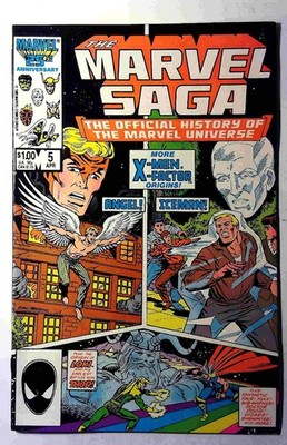 Marvel Saga Official History Marvel Universe #5 1986 Marvel Comic