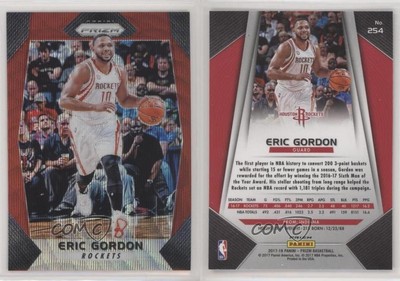2017-18 Panini Prizm Ruby Wave Prizm Eric Gordon #254