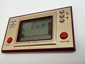 NINTENDO GAME AND & WATCH Chef Wide Screen 1981 Direct From Japan Very Rare