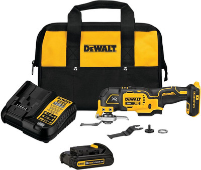 DEWALT 20V MAX XR Oscillating Multi Tool Kit Brushless Battery Charger DCS356C1