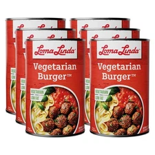 Loma Linda - Vegetarian Burger (37.5 oz.) - Plant Based - (6 Pack)