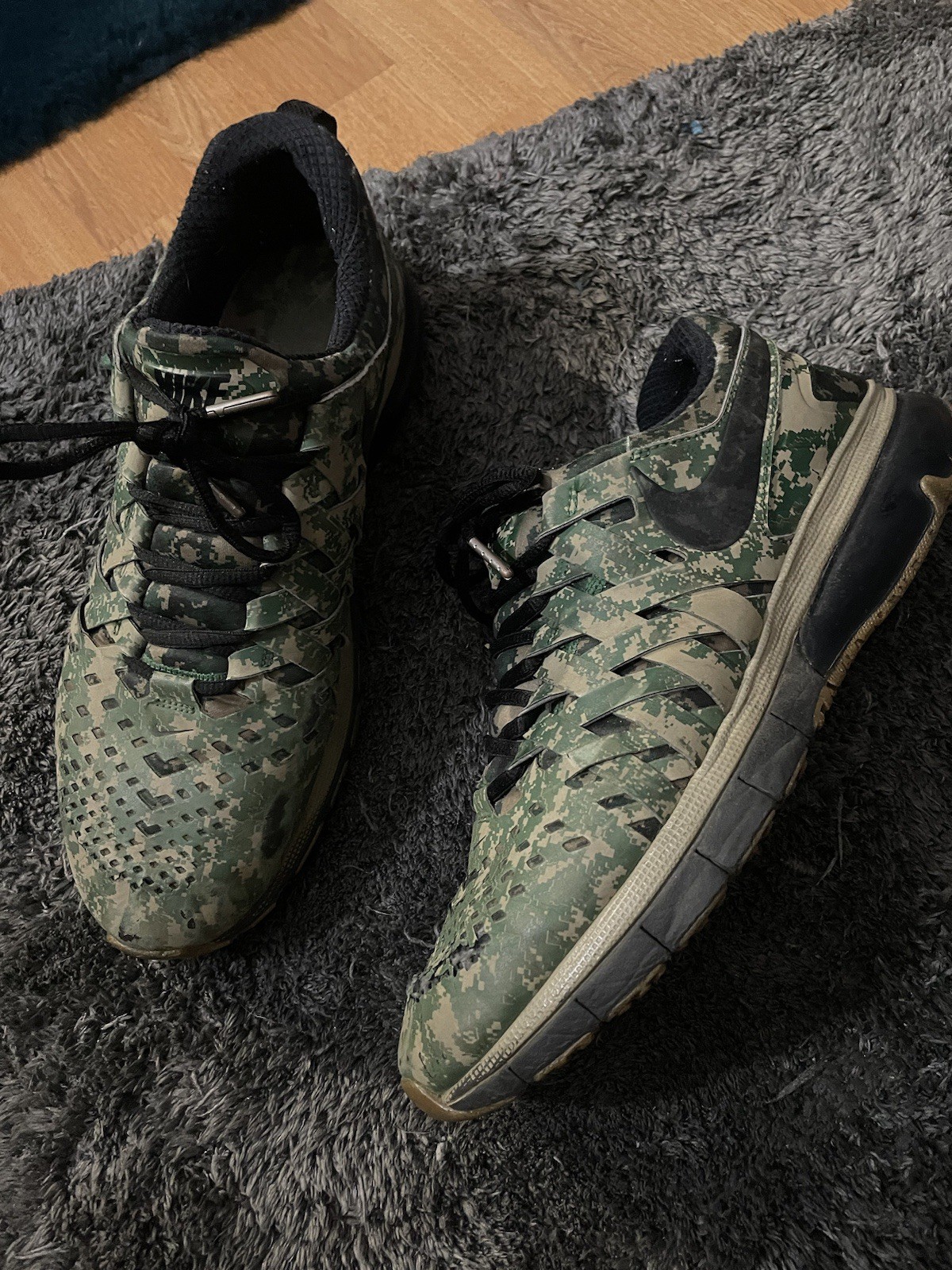 SAOLA RARA taglia 11 Nike Camo FingerTrap Max NRG