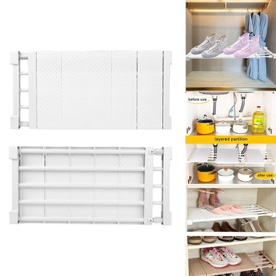 Verstellbar Ausziehbar Schrank Regal Regal Schrank Teiler Organizer-Go ds