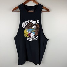 Men  s Motorcycle Chopper DIY Muscle Tank size Large Eagle