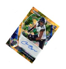 2021 Prizm ORANGE ICE REFRACTOR ROOKIE SP CAMRYN BYNUM AUTO RC! Vikings COLTS