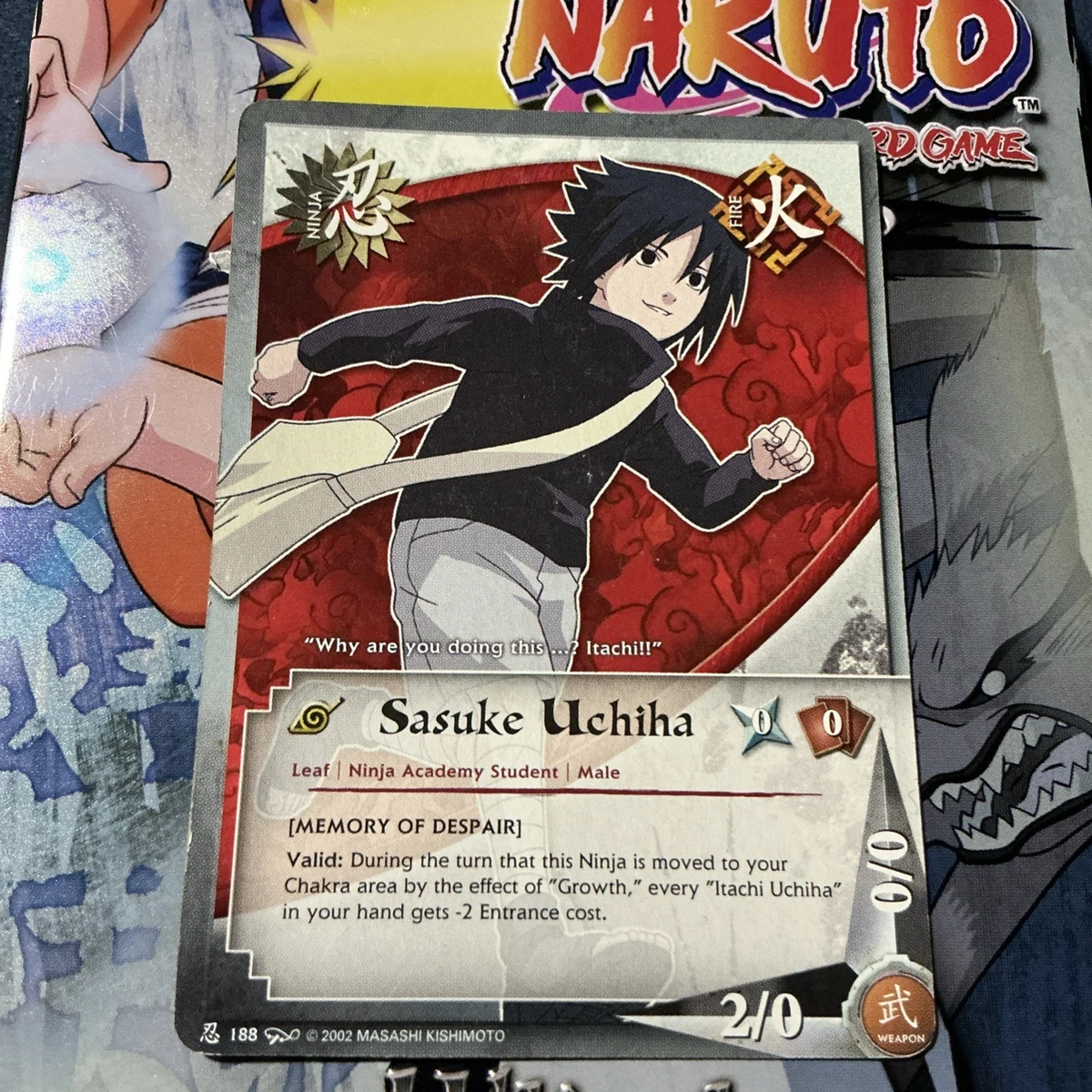 Sasuke Uchiha Card for sale | eBay