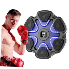 Premium Music Boxing Machine with Gloves, Smart Bluetooth Machine with LED 