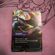 Kennen STORM OF SHURIKEN (Alternate Art) - Riftbound - Vendetta VEN 113a/166 NM — live eBay listing