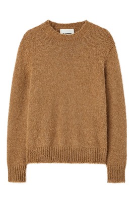 Jil Sander Camel Alpaca Blend Sweater DE44=14US