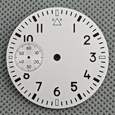 Black/White Green Luminous Watch Dial For Seagull ETA 6497 ST3600 Movement B