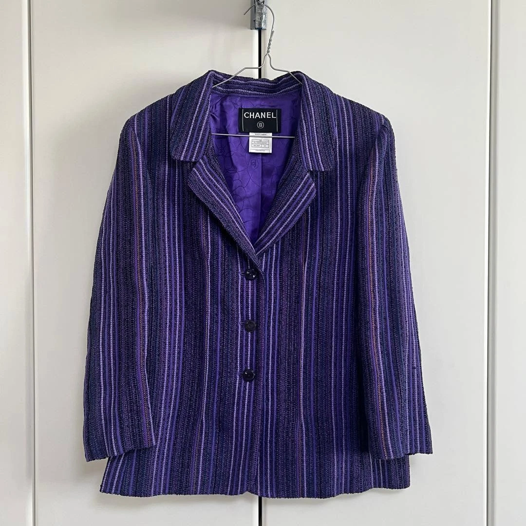 CHANEL Purple Coats, Jackets & Vests for Women for sale | eBay