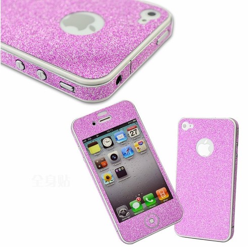Pellicola glitter iPhone SE 5 5S skin sticker bling adesivo pellicola protettiva custodia - Foto 4 di 18