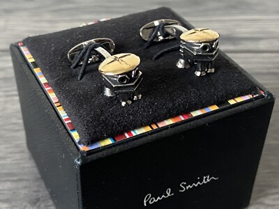 PAUL SMITH Nuts & Screws Roboter Manschettenknöpfe BNIB