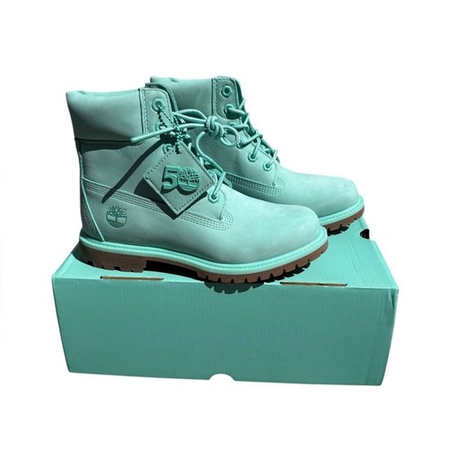 Timberland 50th Anniversary Premium 6 Inch Waterproof Boots Nubuck Womens 7 New