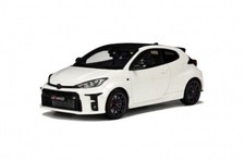 1/18 Toyota Yaris GR 2021 (White Pearl) Resin Model Car by Otto Mobile OT424