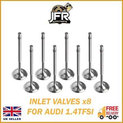 AUDI VW CAXA 1.4TFSI INLET VALVES SET X8 BAB AUA 8XA 8XF 8XK 8Z0 8P1 8P7 8PA 8X1