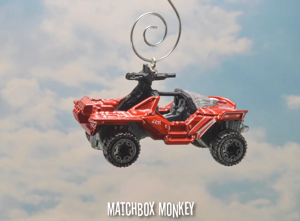 Halo Video Game Sword Warthog Custom Christmas Ornament 1/64 M12 Truck Jeep - Image 4 of 4