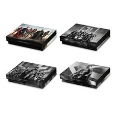 ZACK SNYDER'S JUSTICE LEAGUE CHARACTER ART VINYL SKIN FOR XBOX ONE X CONSOLE