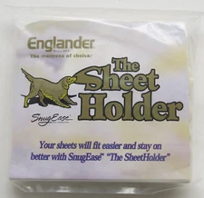 NOS Englander The SNUG EASE SHEET HOLDER Bed Sheet Holders SnugEase SEALED HTF